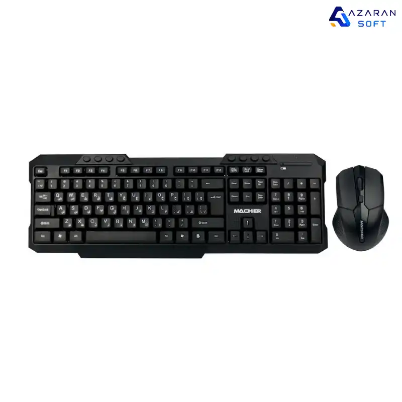 ماوس و کیبورد بی‌سیم مچر MR-415