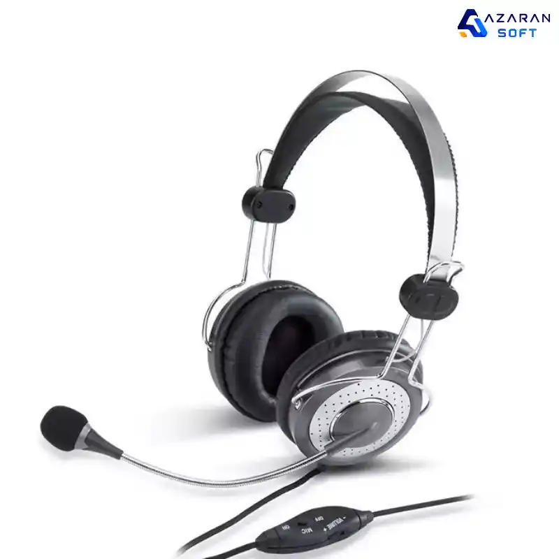 هدفون سیمی جنیوس مدل HS-04SU  میکروفون دار
