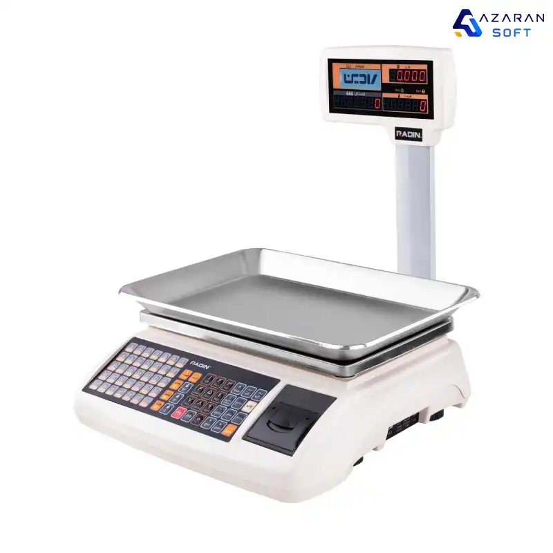 ترازو پرینتردار رادین مدل 6700 ظرفیت 40 کیلویی (علمک دار)PRO