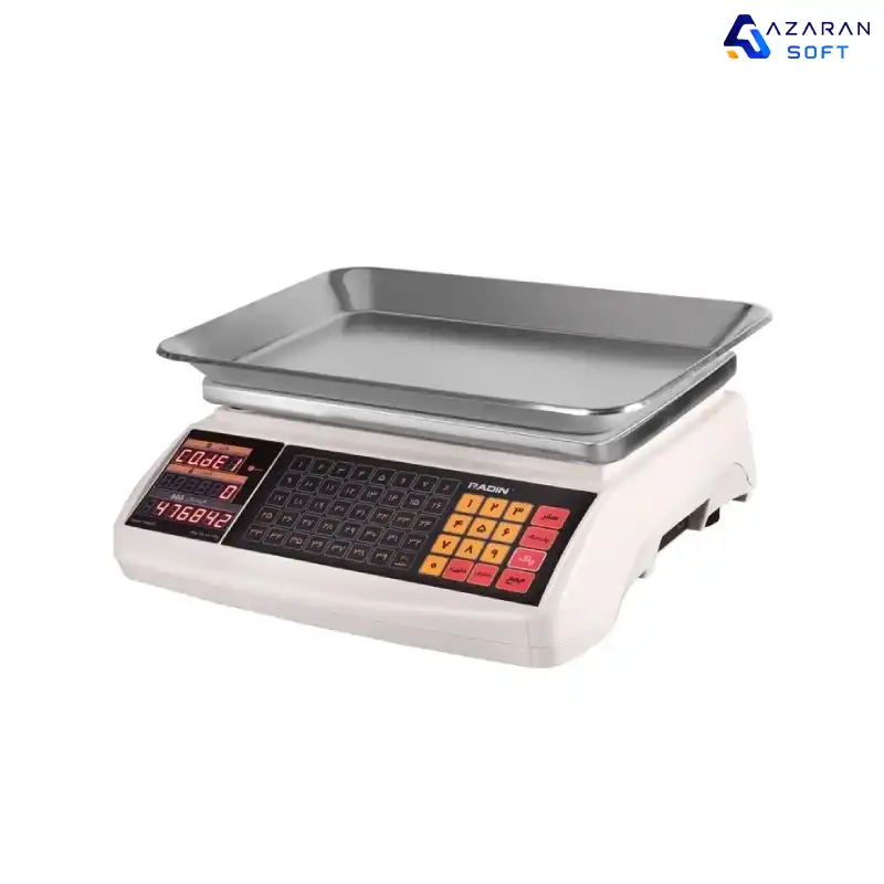 ترازو بدون پرینتر رادین مدل 5600w ظرفیت 40 کیلویی (بدون علمک)